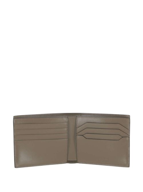 Taupe brown calf leather wallet Mont Blanc | 198309X